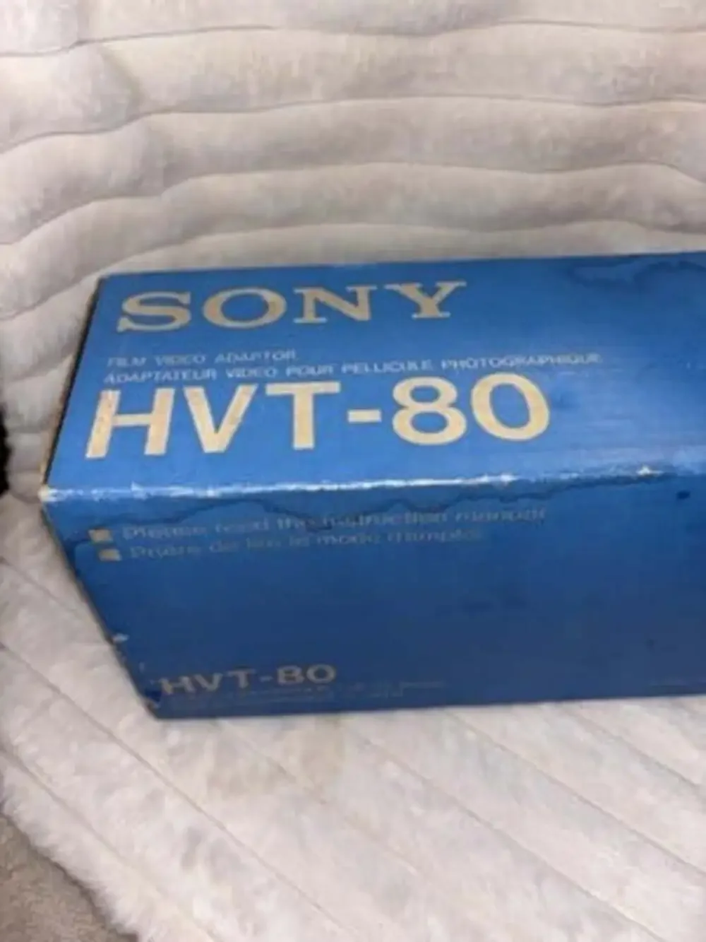 Sony HVT-80 Film Video Adapter, New in Box Made In Japan Complete